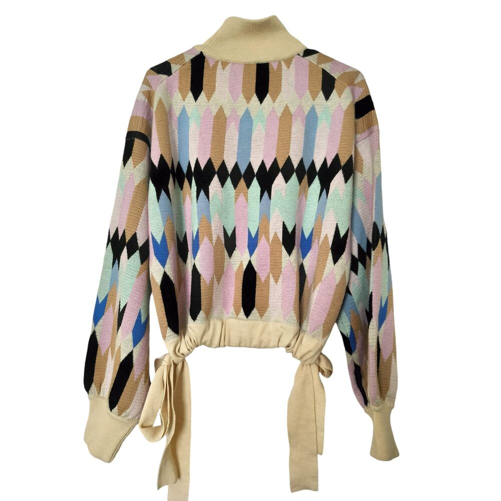 Paper London Women's Candyfloss Jumper Multicolor 100% Wool Sweater Size S - Picture 5 of 10